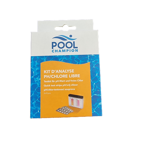 Testkit für pH Wert und freies Chlor Pool Champion Pool Wasser Koi Teich Tester