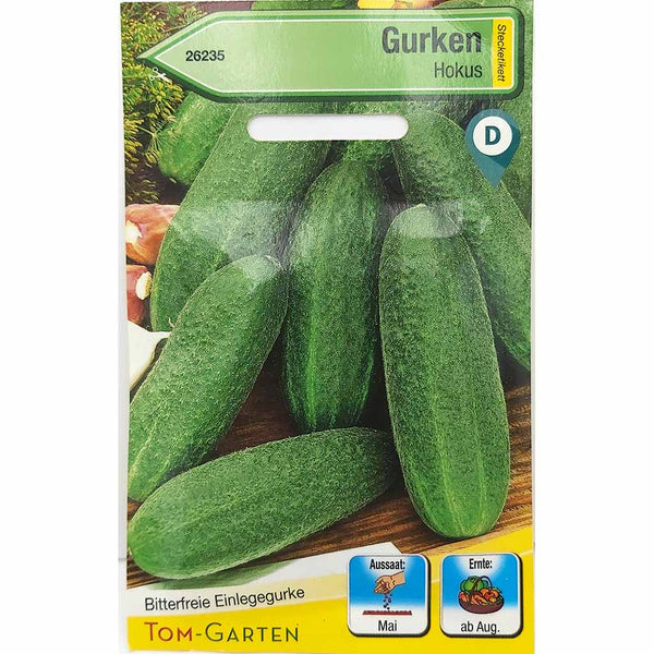 Tom Garten Samen für Gurken Hokus Gemüsesamen