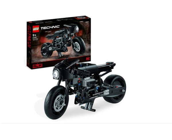 LEGO 42155 Technic THE BATMAN - BATCYCLE Set, Motorrad-Spielzeug, maßstabsgetreuer Modellbausatz des ikonischen Superhelden-Bikes aus dem Film 2022