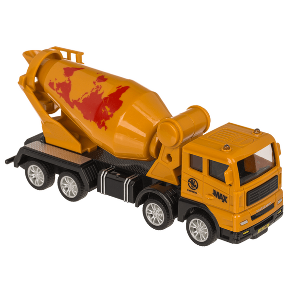 Baufahrzeug Mischer 16,5 cm LKW Spielzeug Betonmischer Zementmischer Gelb
