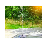 Solar Springbrunnen Teich Fontäne Teichpumpe Brunnen Garten Wasserspiel