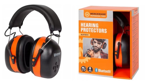 Werckmann Gehörschutz mit Bluetooth Kopfhörer integrierte Mikrofone