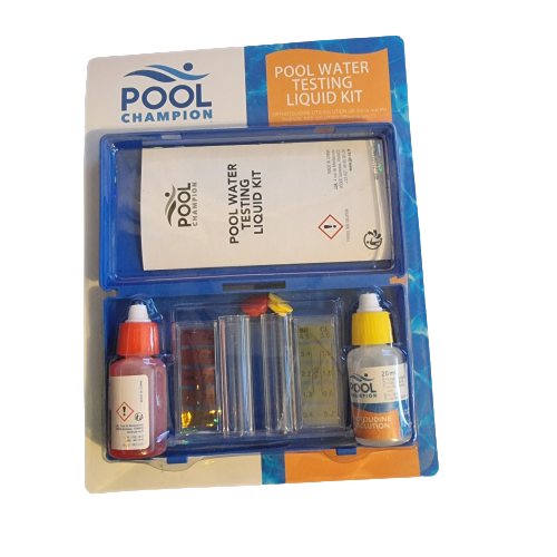 Kit mit Testflüssigkeit für Pool Wasser Koi Teich PH Chlor BR
