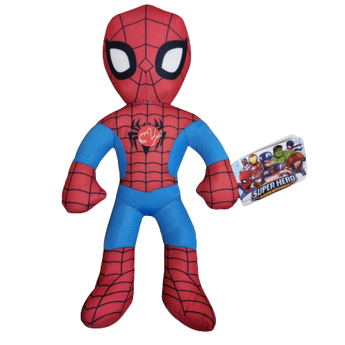 Weiches Spiderman Kuscheln mit lustigen Soundeffekten 38 cm