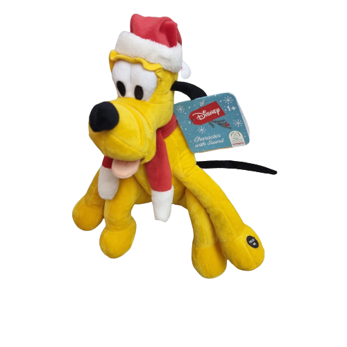Disney Kuscheltier mit lustigen Sound Pluto Weihnachten Christmas Geschenk 30 cm