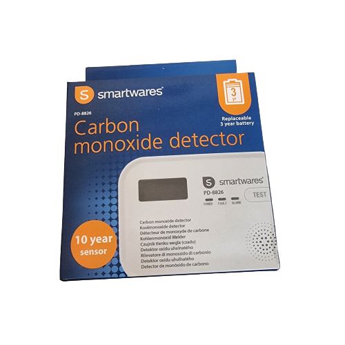 Smartwares Kohlenmonoxid Melder CO2 Melder Gas Melder Warnmelder 10 Jahre Sensor