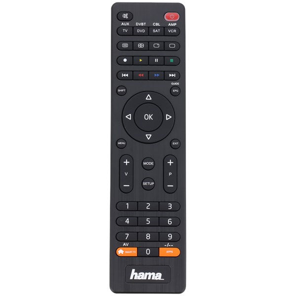 Hama Universalfernbedienung  8 in 1 für Smart TV Universal Fernbedienung