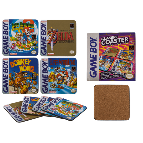 Kork-Untersetzer Gameboy - Classic Collection 4 er set