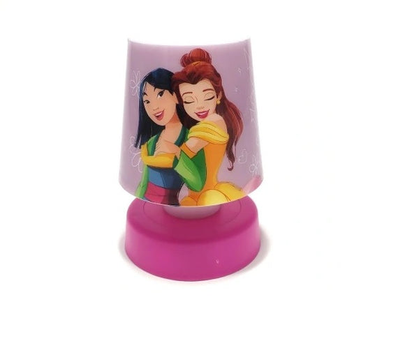 Nachttischlampe Tischlampe Nachtlicht Bunt Disney Prinzessin Kinder Lampe 11 cm