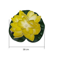 Solar Wasserlilie Seerose Solarleuchte Pool Teich Teichleuchte Gardenteich 18 cm