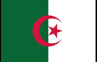 TrendClub100® Fahne Flagge „Algerien Algeria DZ“ - 150x90 cm / 90x150cm