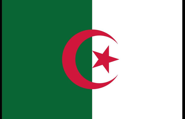 TrendClub100® Fahne Flagge „Algerien Algeria DZ“ - 150x90 cm / 90x150cm