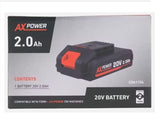 Ferm ax power akku wiederaufladbarer akku 20v, 2.0ah