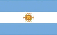 TrendClub100® Fahne Flagge „Argentinien Argentina AR“ - 150x90 cm / 90x150cm