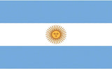 TrendClub100® Fahne Flagge „Argentinien Argentina AR“ - 150x90 cm / 90x150cm