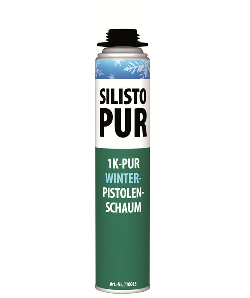 SILISTO® Winter PUR 1K Pistolenschaum 500 ml Feuchtigkeitshärtender für Fenster