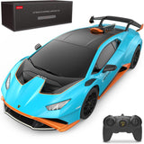 rastar RC Auto 1:24 Lamborghini Huracan STO 23177 Spielzeugauto Blau
