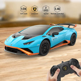 rastar RC Auto 1:24 Lamborghini Huracan STO 23177 Spielzeugauto Blau