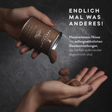 P-STASH Mandel Dunkle Schokolade Tiramisu, Edle Mandeln geröstet 60g, fettfreie Trommelröstung, Nussmischung mit einzigartigen Gewürzkombinationen, Premium Nuts