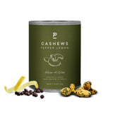 P-STASH Cashew Pfeffer Zitrone, Edle Cashewkerne 55g, fettfreie Trommelröstung,