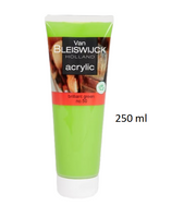 Malfarbe, Künstler, Van Bleiswijck Acrylfarbe Leuchtend Grün no 50 250ml