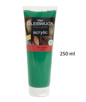 Malfarbe, Künstler, Van Bleiswijck Acrylfarbe Dunkel Grün 250ml