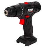 Ferm Akkuschrauber Akkubohrmaschinen Set 20 V mit Ladegerät und Bitsortiment