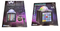 Lautsprecher Karaoke Set Bunten Lämpchen inkl 2 Mikrofone Bluetooth Bluetooth