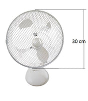 Kinzo Tischventilator Ventilator Screibtisch Lüfter 230 V 30 cm Fan Air Cooler