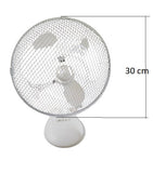 Kinzo Tischventilator Ventilator Screibtisch Lüfter 230 V 30 cm Fan Air Cooler