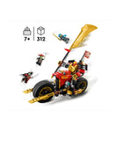 LEGO 71783 NINJAGO Kais Mech-Bike EVO, Aufrüstbares Ninja-Motorrad Spielzeug