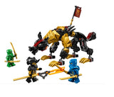 LEGO 71790 NINJAGO Jagdhund des kaiserlichen Drachenjägers, baubares Monster-Spielzeug für Kinder ab 6 Jahren, Jungs und Mädchen, posierende Fabelwesenfigur, 3 Minifiguren