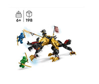 LEGO 71790 NINJAGO Jagdhund des kaiserlichen Drachenjägers, baubares Monster-Spielzeug für Kinder ab 6 Jahren, Jungs und Mädchen, posierende Fabelwesenfigur, 3 Minifiguren