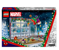 LEGO Adventskalender Spider-Man 2024 für Jungen & Mädchen ab 7 Jahren, 246 Teile, 5 Minifiguren, 76293
