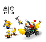 LEGO 75580 Ich – Einfach unverbesserlich 4 Minions und das Bananen Auto