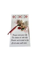 Martisor Floare Märzchen Charm Anhänger als Blumenstrauß mit steine  2521