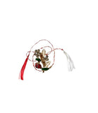 Martisor Floare Märzchen Charm Anhänger als Blumenstrauß mit steine  2521