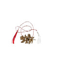 Martisor Floare Märzchen Charm Anhänger als Blumenstrauß mit steine  2521