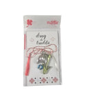 Martisor Ghiocel Märzchen Charm Anhänger als Schneeglöckchen aus Metall 2291