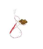 Martisor Märzchen Charm Anhänger in Traditionell Rumänische Kleidung 3021