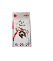 Martisor Potcoava Märzchen Charm Anhänger Glückbringer als Hufeisen  Metall 2302