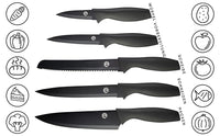 Master Chef Küchenmesser-Set 5 teilig Küchenmesser Set Messerset 5 Knife Messer
