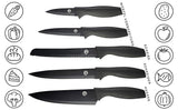 Master Chef Küchenmesser-Set 5 teilig Küchenmesser Set Messerset 5 Knife Messer