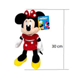 Minnie Maus Disney Kuscheltier Plüschtier Stofftier in Rote Kleid 30 cm