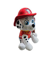 Paw Patrol Marshal Plüschtiere Nickelodeon Stofftier Kuscheltier Hund Weiß 28 cm