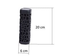Solar Gartenbeleuchtung 4 Stück schwarz 20 cm kabellos warm weiß
