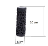 Solar Gartenbeleuchtung 4 Stück schwarz 20 cm kabellos warm weiß