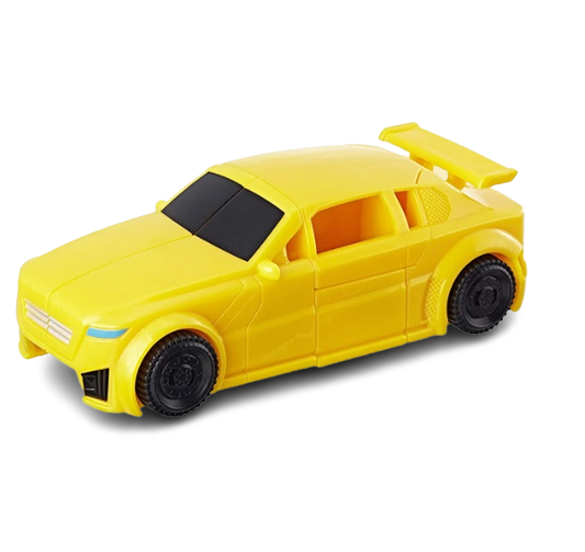 Transformers Wandbild Bumblebee - 3-teiliger Holzdruck 97x62cm In Gelb/Weiß