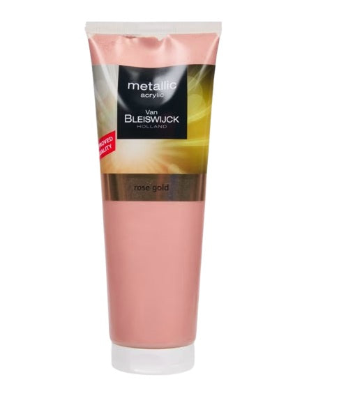 Malfarbe, Künstler, Van Bleiswijck Acrylfarbe Rose Gold 250ml