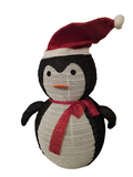 Weihnachtsdeko Pinguin mit 30 LED Innen Außen 68 cm IP 44 Warmweiß